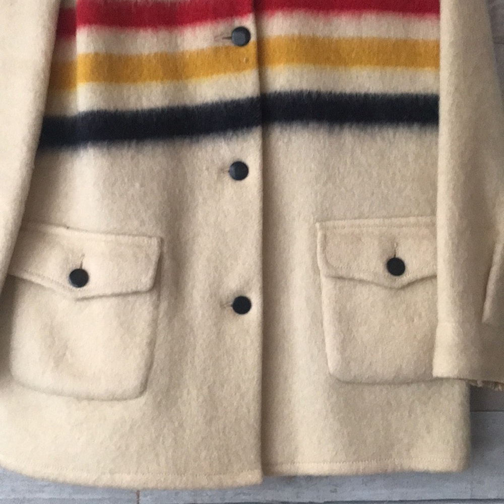 Vintage Hudson’s Bay virgin wool jacket 1970s - Picture 4 of 12